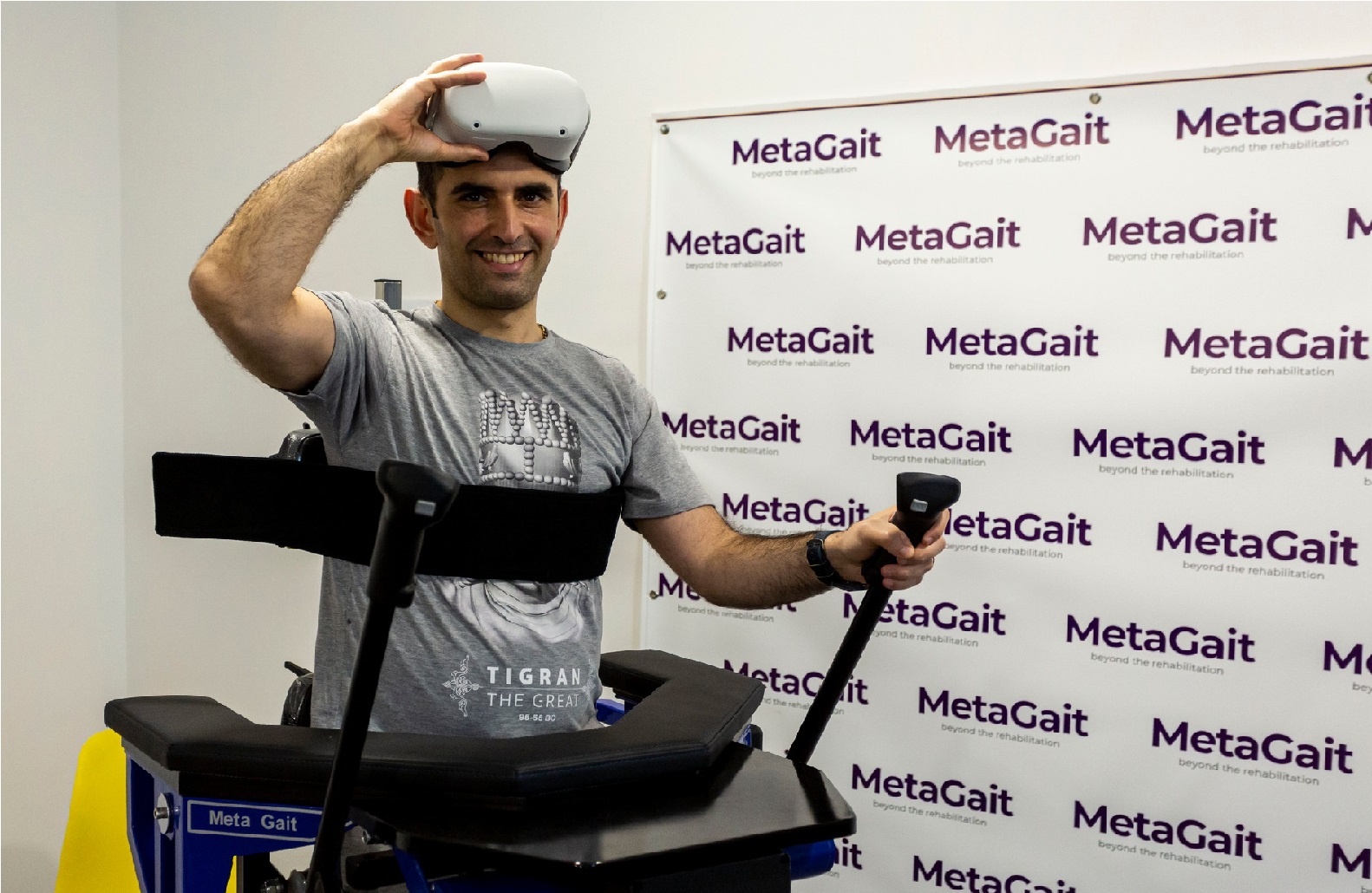 #MetaGait սարքն օգնում է Դավիթի նման հերոսներին նորից սովորել քայլել